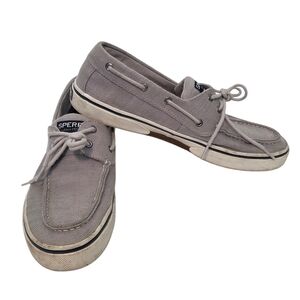 MEN’s SPERRY Top- Sider Memory Foam Boat Shoes Size 13 Gray